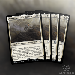 MTG Magic x4 Commander Sofia Daguerre 0015 Universes Beyond: Fallout PIP Playset - Image 1