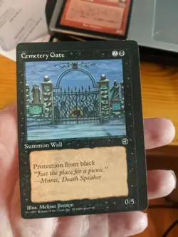 Cemetery Gate Homelands miscut misprint error - Image 1