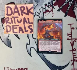 Orthion, Hero of Lavabrink (Extended Art) - MOM - Near Mint - MTG Singles - Image 1