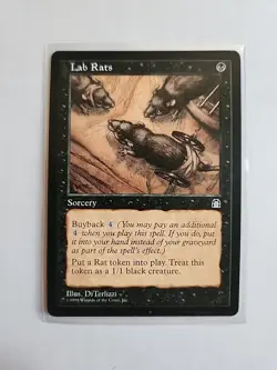 Lab Rats - Stronghold - LP - MTG Magic - Common - Black Sorcery - Image 1