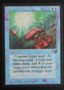 Mana Drain MTG Card Legends Magic: the Gathering 1994 - Image 1