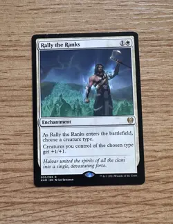 Rally the Ranks - NM - MTG Kaldheim - Magic the Gathering - Excellent - Image 1