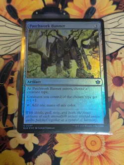 1x Foil Patchwork Banner Magic The Gathering Staple - Image 1