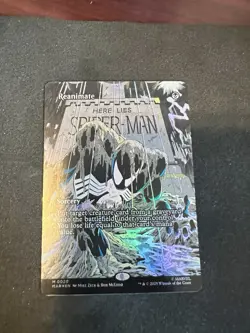 Borderless Foil Reanimate, MTG, Marvel's Spider-Man, Magic the Gathering, 20 - Image 1