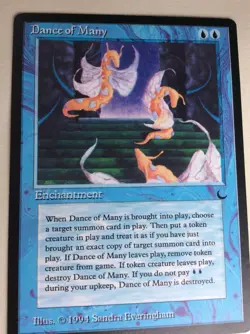 MTG - Dance of Many - The Dark - Rare - Very Good Condition - Image 3