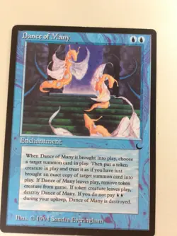 MTG - Dance of Many - The Dark - Rare - Very Good Condition - Image 4