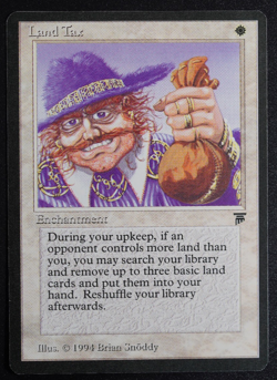 Land Tax MTG Card Legends Magic: the Gathering 1994 - Image 1