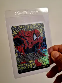 Magic the Gathering MTG, Arachnogenesis Full Art Spider-man 0031 FOIL~NM - Image 3