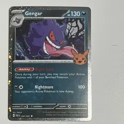 Pokemon TCG Halloween Trick Or Trade 2024 Gengar #57/91 Cosmos Uncommon - Image 1