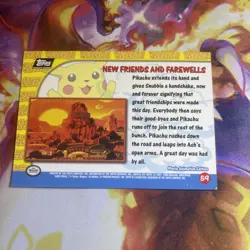 Pikachu’s Vacation #59 (New Friends And Farewells) Movie Edition Black Label Mp - Image 2