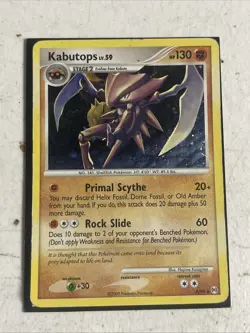 1x Kabutops - 4/99 - Holo Rare Heavily Played Pokemon Platinum Arceus - Image 1