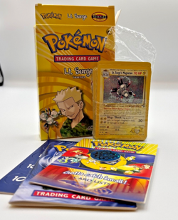 Pokemon Cards - Lt. Surge's Theme Deck - Opened Complete - Gym Heroes Magneton - Image 1
