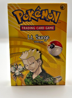 Pokemon Cards - Lt. Surge's Theme Deck - Opened Complete - Gym Heroes Magneton - Image 2