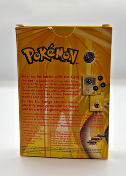 Pokemon Cards - Lt. Surge's Theme Deck - Opened Complete - Gym Heroes Magneton - Image 4