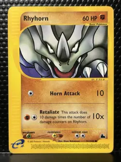 Rhyhorn (91) | WOTC Pokemon Skyridge | Near Mint NM - Image 1