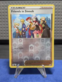 Pokemon TCG Reverse Holo Friends in Sinnoh 131/159 Uncommon Crown Zenith - Image 1