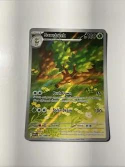 POKEMON - SAWSBUCK 92/86 - ILLUSTRATION RARE - S&V BLACK BOLT - NM - Image 1
