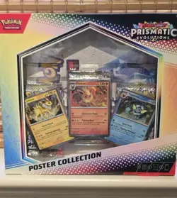 Pokemon TCG Prismatic Evolutions Poster Collection SEALED AND NEW - Image 1