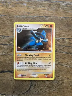 2008 Pokemon, POP Series 8, #2/17 Lucario LV.39, Holo Rare - Image 1