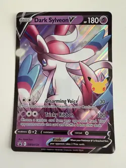 Dark Sylveon V SWSH134 - Jumbo - Black Star Promo Pokemon TCG - Mint Condition - Image 1