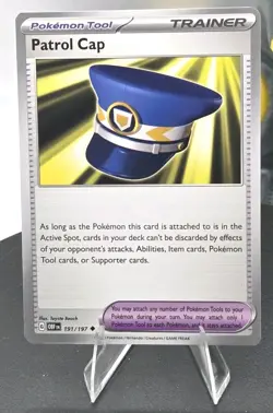 Patrol Cap 191/197 SV03: Obsidian Flames Regular - Free Shipping - NM - Pokemon - Image 1