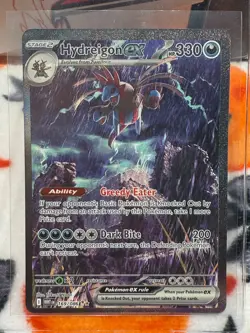 Pokemon TCG Hydreigon ex 169/086 Ultra Rare Scarlet & Violet White Flare NM/M - Image 3