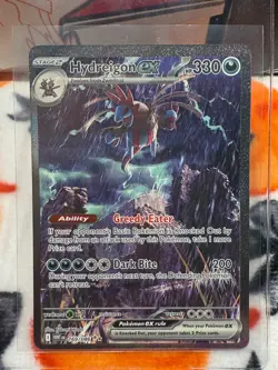 Pokemon TCG Hydreigon ex 169/086 Ultra Rare Scarlet & Violet White Flare NM/M - Image 5