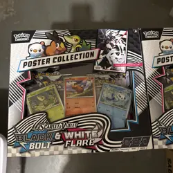 Pokemon TCG Black Bolt & White Flare Unova Poster Collection Sealed - Image 2