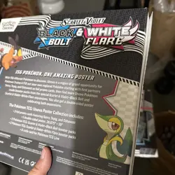 Pokemon TCG Black Bolt & White Flare Unova Poster Collection Sealed - Image 3