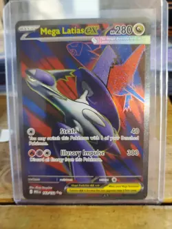 Pokemon MEGA LATIAS EX 163/132 - Mega Evolution - ULTRA RARE FULL ART - MINT - Image 1