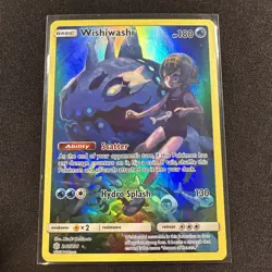 2019 Pokemon Sun & Moon Cosmic Eclipse #240/236 Wishiwashi Full Art Secret Rare - Image 1