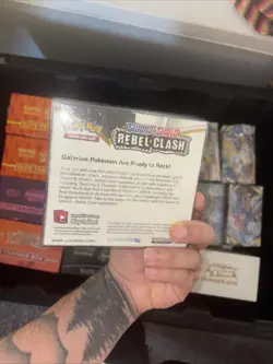 Pokemon Sword & Shield Rebel Clash Booster Box - Sealed - Image 3