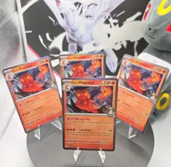 X4 Playset - Ethan's Magcargo 036/182 Sv10: Destined Rivals Holo - Pokemon - Image 1