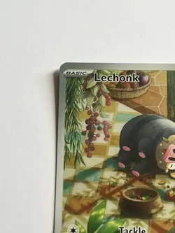 Lechonk 209 / 197 Pokemon Obsidian Flames 2023 MT - 9.0 + Illustration Rare Holo - Image 5