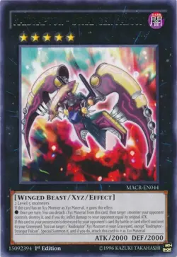 Raidraptor - Stranger Falcon MACR-EN044 1st Rare Near Mint Yu-Gi-Oh DNA GAMES - Image 1