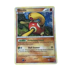 Shuckle HGSS19 Holo Rare Pokemon Card 2010 Nintendo MP/LP - Image 1