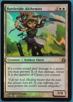 Battletide Alchemist FOIL Morningtide HEAVILY PLD Rare CARD (414406) ABUGames - Image 1