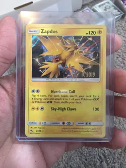 Pokemon Hidden Fates Tcg Zapdos Extremely Rare Promo Card - Image 1