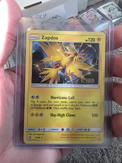 Pokemon Hidden Fates Tcg Zapdos Extremely Rare Promo Card - Image 2