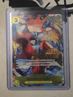 One Piece Card Game Monkey.D.Luffy Pre-Release Winner Promo P-036 - Image 1