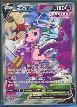Pokemon Cards - Mew V 251/264 - Fusion Strike - Near Mint+ - Image 1