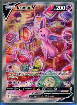 Pokemon Cards - Espeon V 180/203 - Evolving Skies - Near Mint+ - Image 1