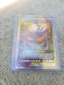 Pokemon Gengar & Mimikyu GX Team Up Holo Card 53/181 Horror House Ultra Rare - Image 3