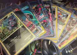 🪾JUMBO Lot Of 10 Modern Pokemon Cards Collection Binder EX/V/VStar/VMax-BANGERS - Image 1