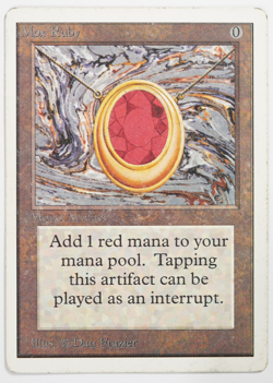 Mox Ruby Unlimited Magic Card MTG Power 9 Reserved List - Image 1