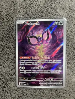 Pecharunt 129 Sv: Scarlet & Violet Card Holo Shrouded Fable ETB Promo - Image 1