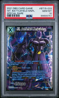 PSA 10 Hit Battlefield Manipulator SPR Saiyan Showdown Super Card DBS - Image 1