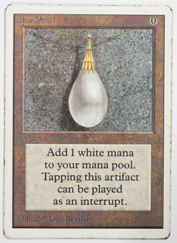 Mox Pearl Unlimited Magic Card MTG Power 9 Reserved List - Image 1