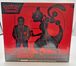 Pokemon Cards - Destined Rivals Pokemon Center ETB - SEALED - Mewtwo - Image 1