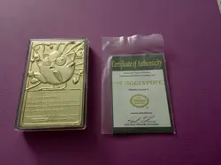 1999 Pokemon Jigglypuff 23 Karat Gold Plated Special Edition Trading Card - Image 2